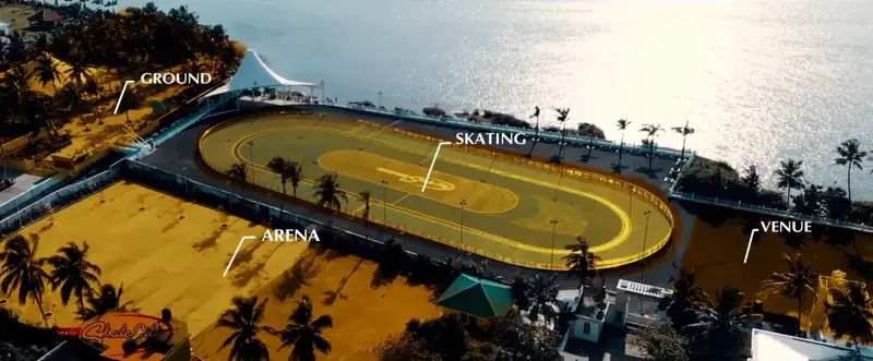 Open-air event venue at Francis Doris Skate City
